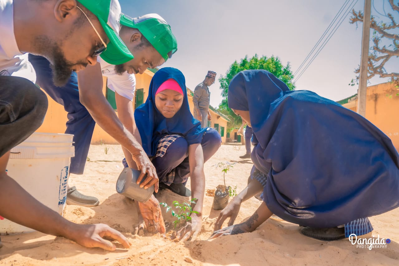Tree Planting at  UBEC Smart School, Bauchi